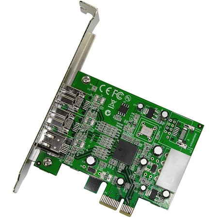 Startech.Com 3 Port 2b 1a PCI Express FireWire Card PEX1394B3
