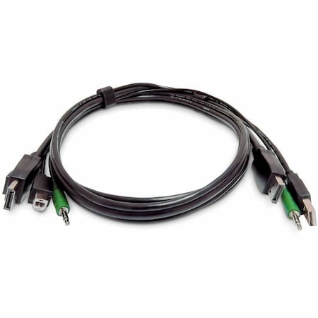 Startech.Com 3FT (91CM) DISPLAYPORT KVM CABLE, USB 2.0, 3.5MM AUDIO, UNIVERSALLY COMPATIBLE C SKDP2DPMMKVM03-TAA
