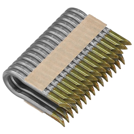 Dewalt Staples, 9 ga, Round Crown, 1-3/4 in Leg L, Steel, 960 PK DFS9175B1G