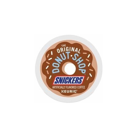 The Original Donut Shop Snickers Coffee, Compatible with Keurig K-Cup Brewer, Mild, 4PK 5000367239