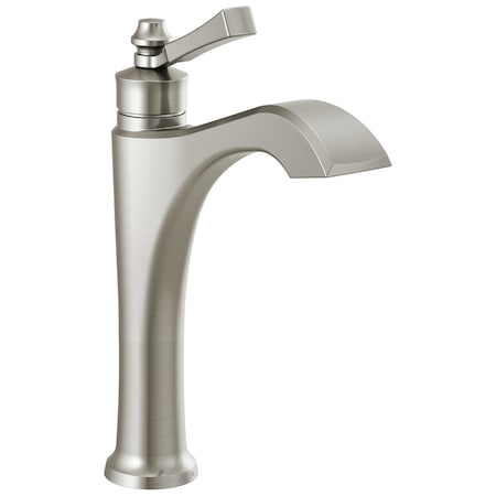 Delta Dorval Single Handle Mid-Height Vessel Bathroom Faucet 656-SS-DST