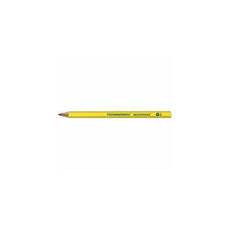Dixon Ticonderoga Ticonderoga Beginners Woodcase Pencil with Microban, HB No 2, Black Lead, Yellow Barrel, 12PK 130800002