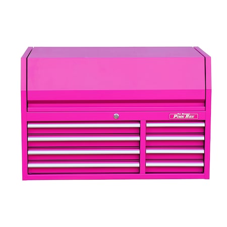 The Original Pink Box 41-Inch 8-Drawer Top Chest, Pink PB4108C
