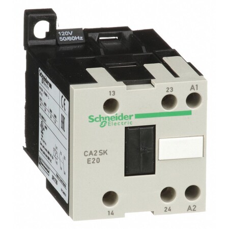 Square D TeSys SK control relay - 2 NO - <= 690 V - 120V AC coil CA2SKE20G7