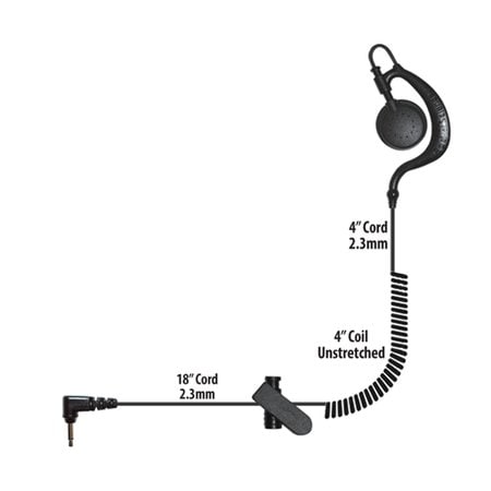 Klein Electronics Agent Listen Only Earloop with 3.5mm Connector AGENT-LOE