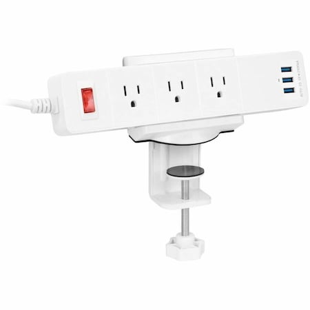 Mount-It Power Strip and Clamp Desk Mount MI-72 MI-7281