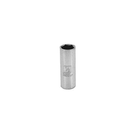 Apex Tool Group-Asia 1/4-Inch Drive 1/2-Inch 6-Point Deep Socket 213535