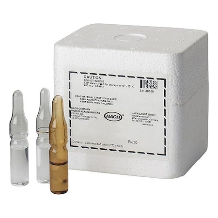 Hach Manganese Standard Solution, 2 mL, PK20 2112820