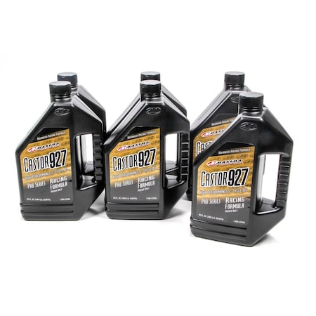 Maxima Racing Oils 23964 0.5 gal Castor 927 Racing Premix, 6PK MAX23964