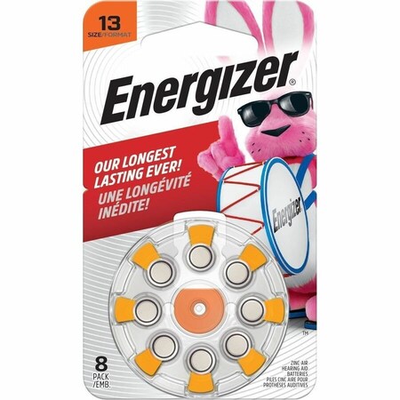 Eveready Zinc Air Battery, 1.4V DC 1 PK AZ13DP-8