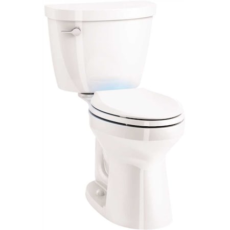 Kohler Cimarron Revolution 360 Complete Solution 1.28 GPF 1-Flush Elongated Toilet with Slow-Close Seat K-31648-0