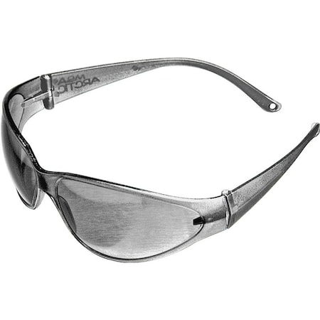 Msa Safety Safety Glasses, AntiScratch Lens, Polycarbonate Lens, Frameless Frame 697514