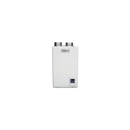 Reliance Water Heaters Condensing Indoor 120,000 BTU Ultra-Low NOx Tankless Liquid Propane LP Gas Water Heater TS-140-LIH101