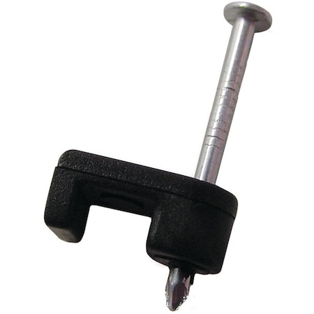 Gb Gardner Bender Cable Staple, 3/16 in W Crown, 7/8 in L Leg, Polyethylene, 25PK PSB-1600T