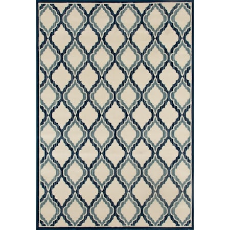 Art Carpet 9 x 13 ft. Milan Collection Hopscotch Woven Area Rug, Light Beige 24712