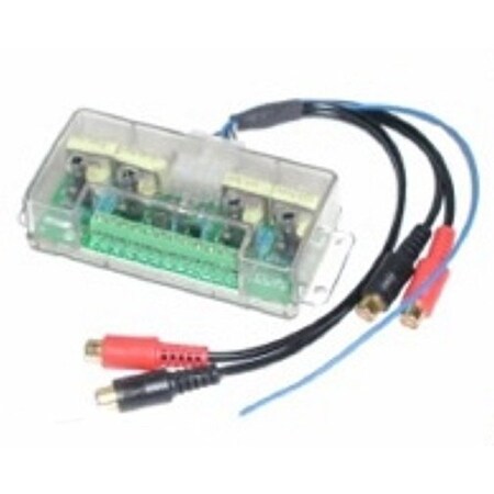 Pie Four channel car stereo line output to RCA converter w/remote turn on. PDCLOC4T