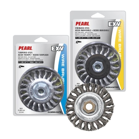 Pearl EXV Knot Wheel Regular Twist WB 5 x .020 x 5/8-11 CLWBK558TE