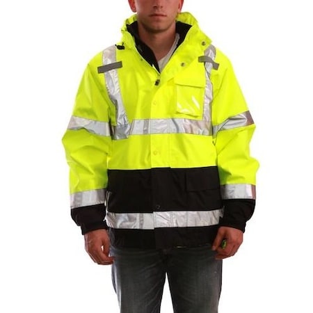 Tingley Jacket, Hi-Vis Lime, 3XL, Logo L5795/5798 J24172.3X.L5795/L5798