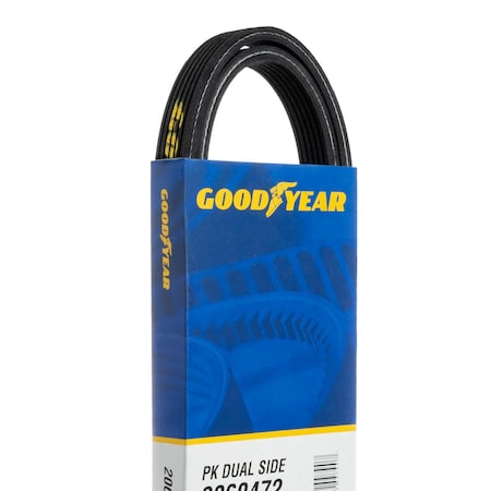 Goodyear Dual Sided Multi V-Belt: DPK Profile, 6 Ribs, 67.4in Effective Length 2060674