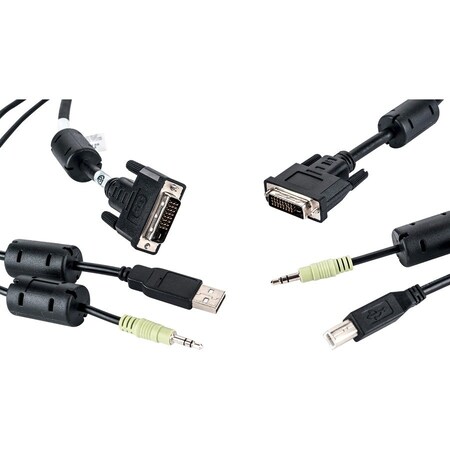 Vertiv 10FT USB KEYB MOUSE & SINGLE HEAD DVI-D WITH AUDIO CBL0151