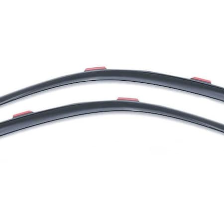 Ventshade Rainguards, Aerodynamic Design, In-Channel, Smoke, Acrylic, Set Of 2 192956