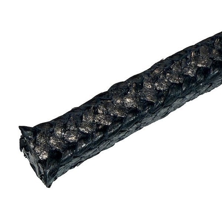 Zoro Select Rope-StyleCompressPackSeal, 1/2", Blk/Gry ZUSA-CP-719
