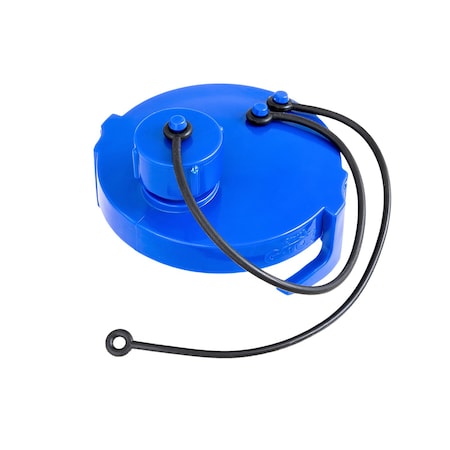 Duraflex Duraflex 22199; 3 Inch Blue Termination Cap w/ Bayonet Hook and 3/4 Inch Hose Thread; Plastic; Blue 22199