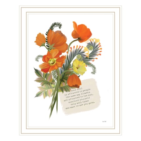 Homeroots See You Grow White Framed Print Wall Art 529895