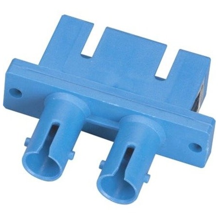 Black Box Fiber Optic Adapter, St Sc, Single-Mode, Duplex, Rectangular Mounting FOT114