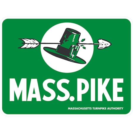 Lyle MASS. PIKE, Massachusetts Turnpike Authority, 24x18, Engineer Grade, White G-11941-EG_24x18
