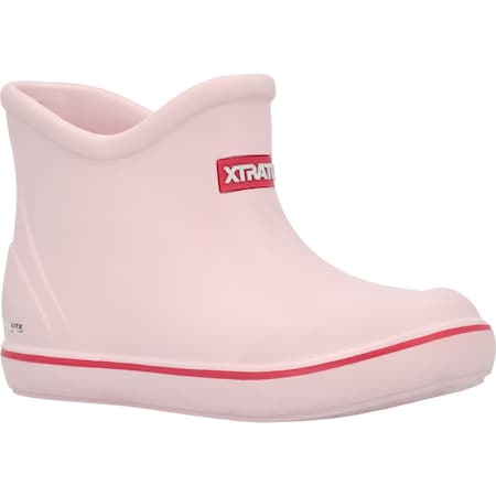 Xtratuf Youth Ankle Boot, Plain Toe Toe, 5 in Height, Bubble Gum, 1 XKTF400Y