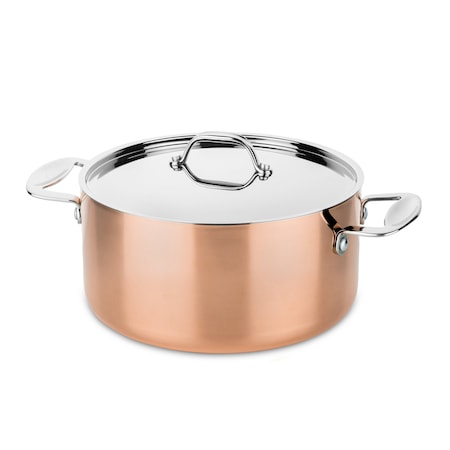 Mepra Toscana Casserole w/Lid 7.87" - 1 Piece - Copper 30122120