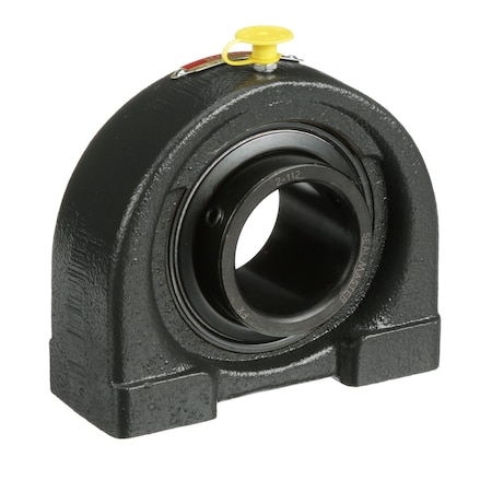 Sealmaster Mounted Cast Iron Tapped Base Pillow Block Ball Bearing - 52100 Bearing Steel, Black Oxided TB-28