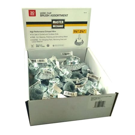 Disston Master Mechanic Wire Cup Brush Assortment 180144