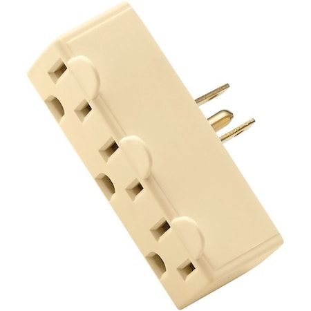 Eaton Wiring Devices Plug Adapter, Outlet Adapter, 5-15R, Ivory BP1147V