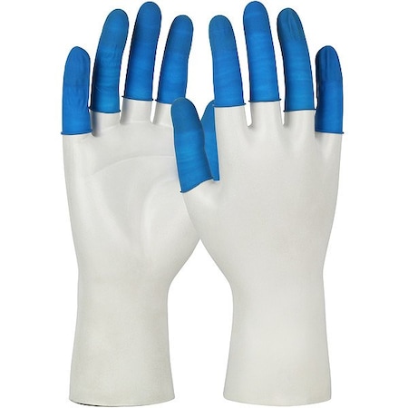 Pip Finger Cots, White, Nitrile, XL, PK720 9JXL