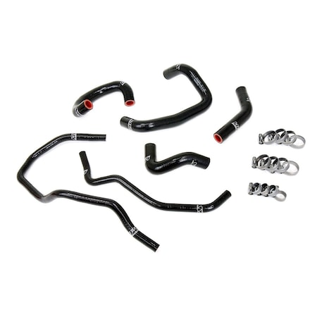 Hps Performance High Temp Reinforced Silicone Heater Coolant Hose Kit, Black,  57-2014-BLK