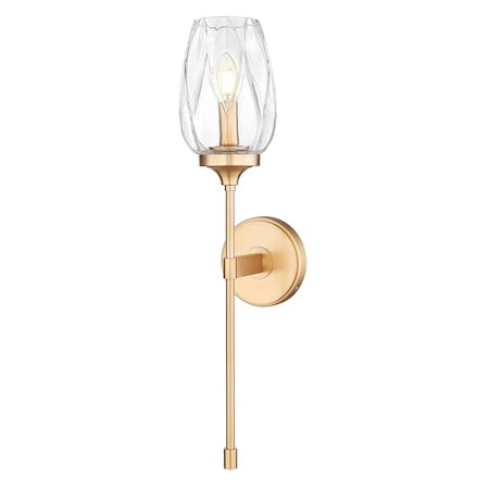 Z-Lite Cassian Modern Gold 1 Light Wall Sconce 2014-1S-MGLD