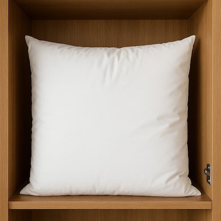 Homeroots 22" White Cotton Throw Pillow Insert 608272