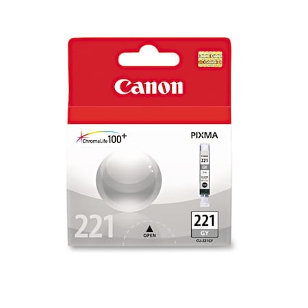 Canon Ink Cartridge, Cli-221, Gray 2950B001