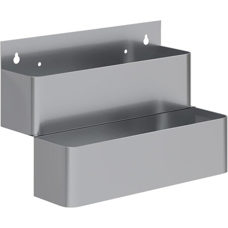 Amgood 15 in. Double Tier Stainless Steel Speed Rail AMG SR-15D-Z