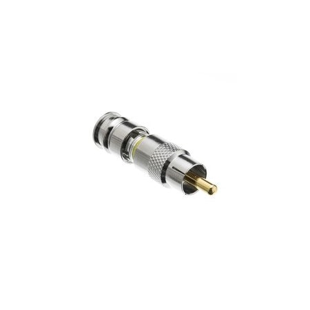 Cable Wholesale RG59 RCA Compression Connector (Yellow Band) (25pcs/bag) 31X3-31225