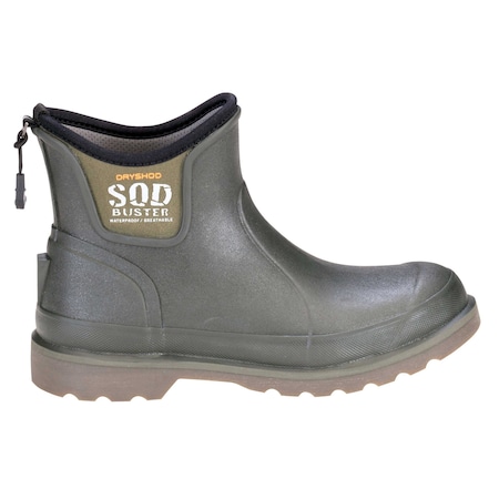 Dryshod Women's Sod Buster Outdoor, Landscaping Work Boots, Ankle Height, Rubber, Waterproof, Moss, Size 6 SDB-WA-MS-007