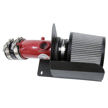 Hps Performance Air Intake Kit with Heat Shield, Red, 827-686R