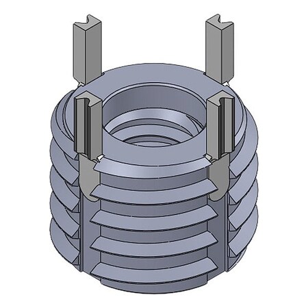 Zoro Select Key Locking Insert, Heavy Wall, 4 Keys, M16x1.5 Int Thrd Sz, M22-1.50 Ext Thrd Sz, Stainless Steel 217-077571