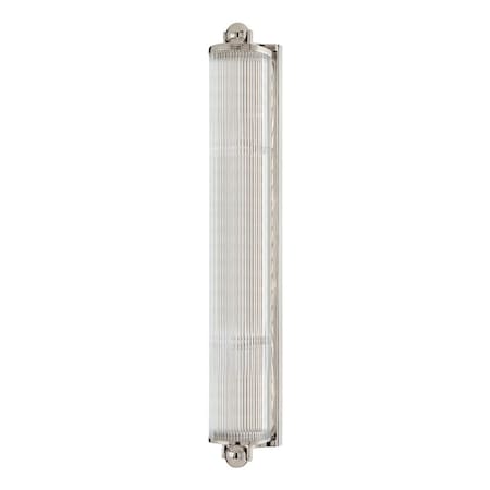 Hudson Valley Lighting Mclean 4 Light Bath And Vanity 29.5 In. Polished Nickel 853-PN