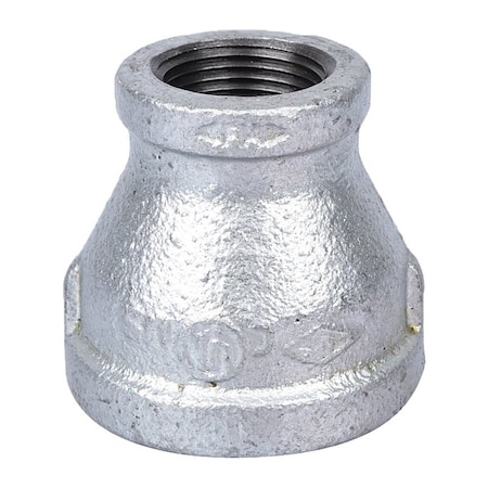 Prosource Exclusively Orgill Reducing Pipe Coupling, 114 x 34 in, Threaded, Malleable Steel 24-11/4X3/4G