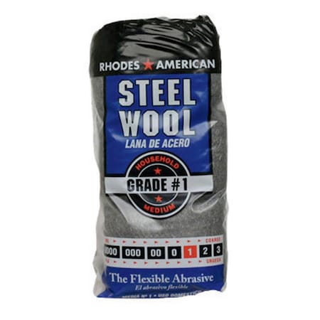 Homax Number 1 Steel Wool Pad, 12PK 1361153