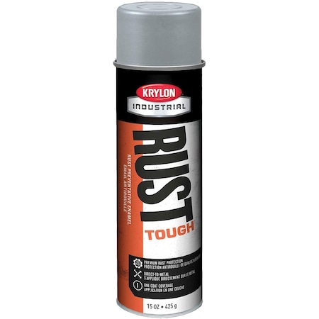 Krylon Industrial Rust Tough Acrylic Enamel Lt Machinery Gray ASA-61 R00839