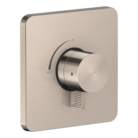 Axor Citterio C Pressure Balance Trim- Cubic Cut in Brushed Nickel 49491821